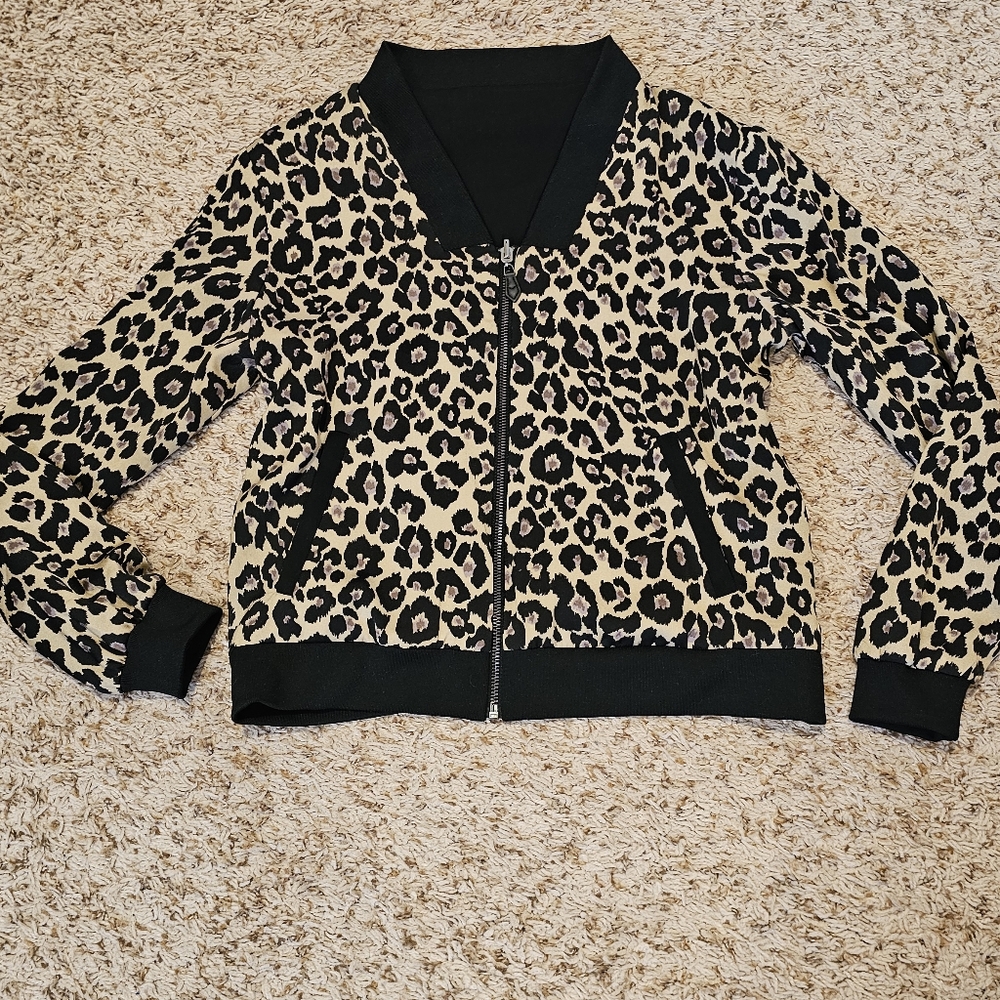 Stella & Dot Reversable Bomber Jacket